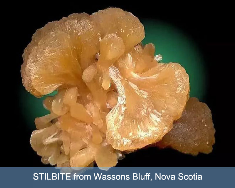 STILBITE from Wassons Bluff, Nova Scotia