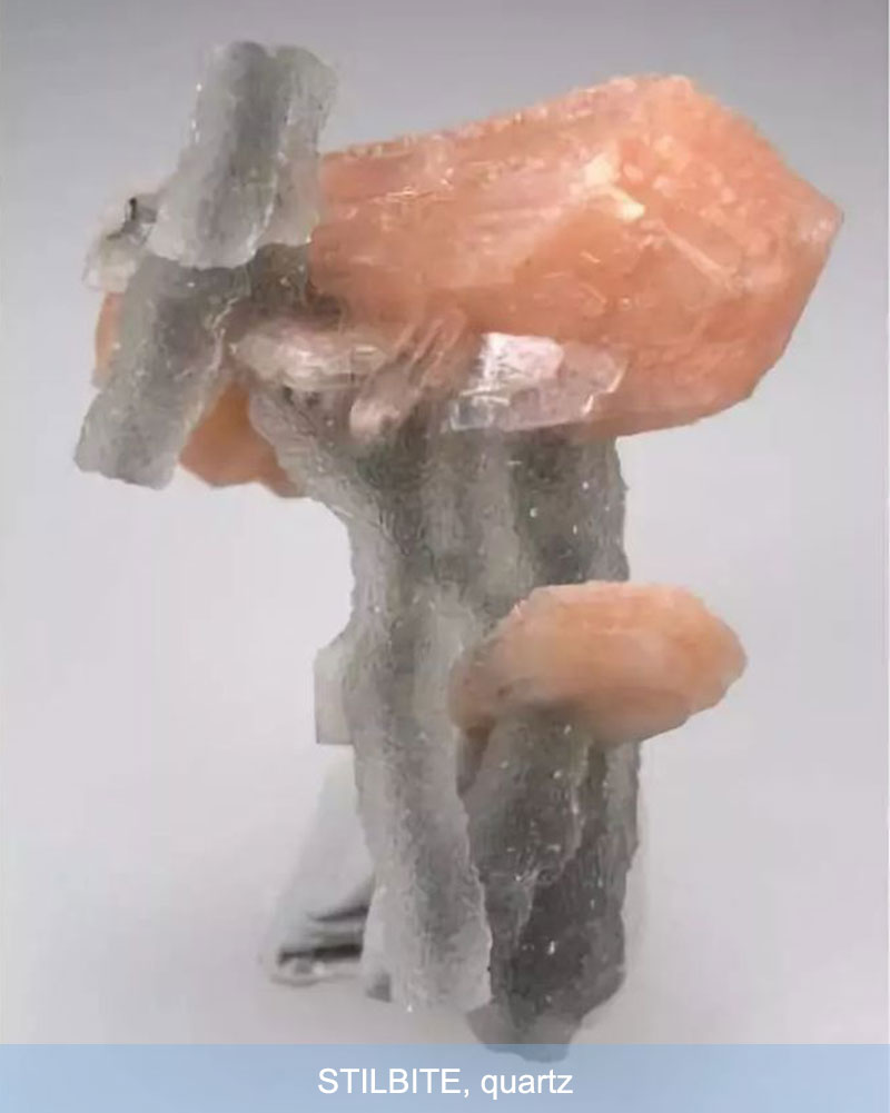 STILBITE，quartz