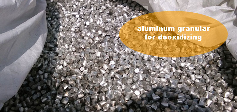 aluminum granular for deoxidizing