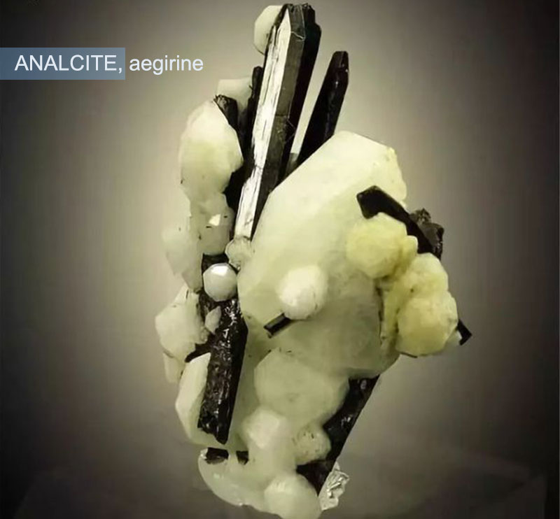 analcite and aegirine