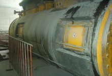 big capacity horizontal ploughshare mixer intalled