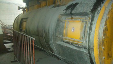 big capacity horizontal ploughshare mixer intalled