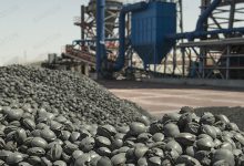 finished sponge iron DRI briquette and the briquette system