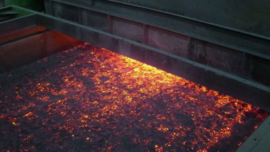 micro pellet is output from the sintering machine