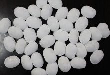 pillow shape lime briquette