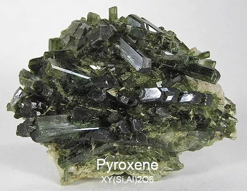 pyroxene XY(Si,Al)2O6