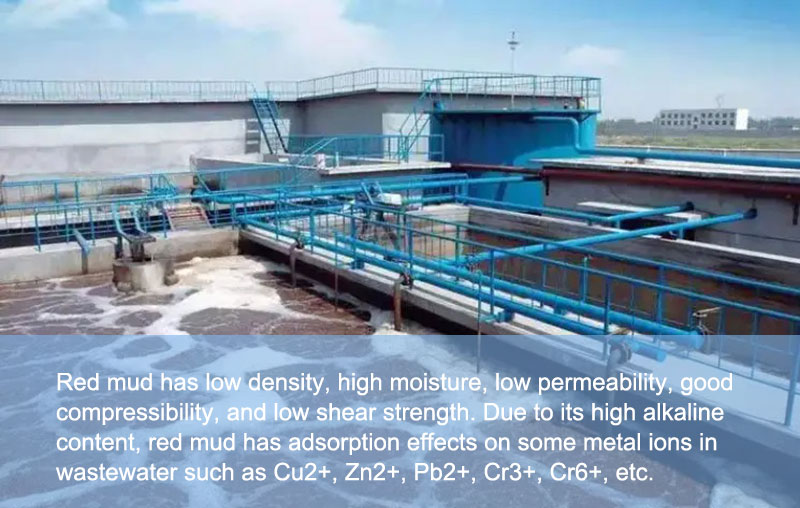 red mud used in sewage treatment