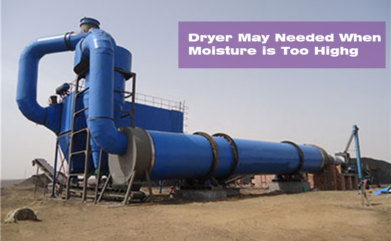 rotary dryer is used to dry bentonite 