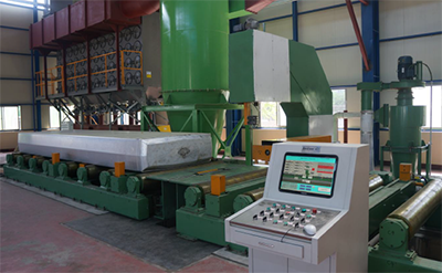 the control cabinet and the scraper machine