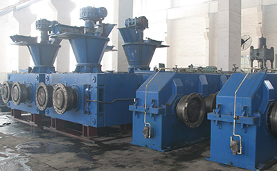 three sets of roll briquette machines are ready for shipment